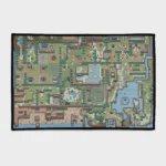 Explore the iconic Pokémon Kanto region with this map rug. A great addition to any gaming room or fan decor, this rug brings the world of Pokémon to life and serves as a unique decorative piece for any space.