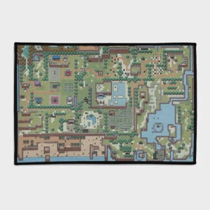 Explore the iconic Pokémon Kanto region with this map rug. A great addition to any gaming room or fan decor, this rug brings the world of Pokémon to life and serves as a unique decorative piece for any space.