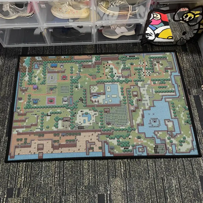 Kanto Region Map Rug – Cool Game Carpet for Gaming Room or Fan Decor - Image 4