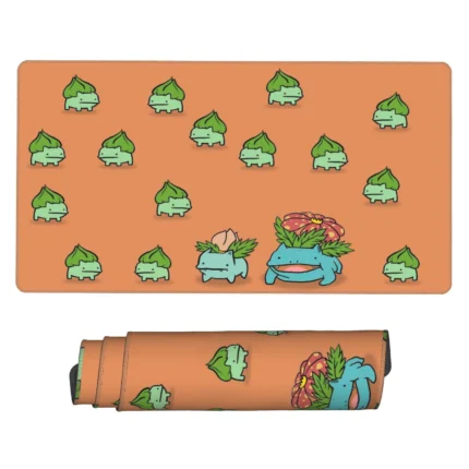 This Bulbasaur mouse pad is an adorable Pokémon desk mat, perfect for cozy bedrooms, gaming setups, or otaku collections. A cute gift for fans.