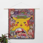 Poke Manga Cover Woven Tapestry Throw Blanket – Popular Wall Art, Room & Home Decor, Collectible Throw - Image 2