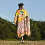 Charizard Card Woven Tapestry Throw Blanket – Fiery Wall Art, Room & Home Decor, Collector Gift - Image 5
