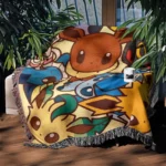 Eevee Woven Tapestry Throw Blanket – Stylish Wall Art, Cozy Room & Home Decor - Image 3