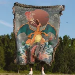 Charizard Woven Tapestry Throw Blanket – Bold Wall Art, Room & Home Decor, Cozy Throw - Image 4
