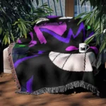 Gengar Woven Tapestry Throw Blanket – Spooky Wall Art, Cozy Room & Home Decor, Anime Throw - Image 3