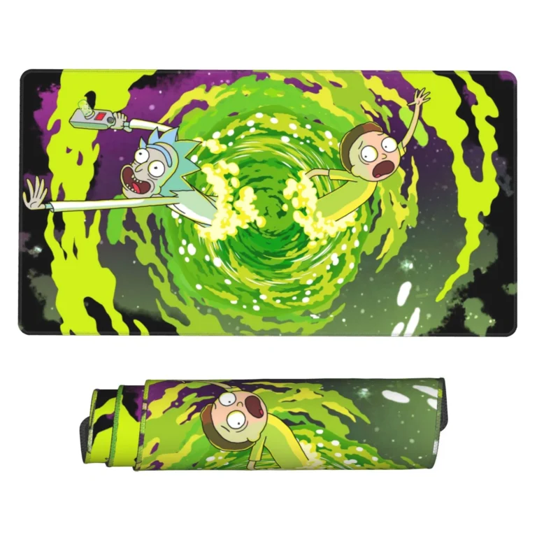 This Portal mouse pad is a cool gaming desk mat, perfect for sci-fi fans, otaku setups, or gaming rooms. A great gift for gamers and collectors.