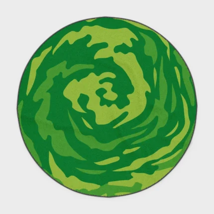 Enter the multiverse with this Portal round rug. Perfect for gamers or sci-fi enthusiasts, it adds a cool, dimensional design to any room and complements a futuristic or multiverse-themed decor.