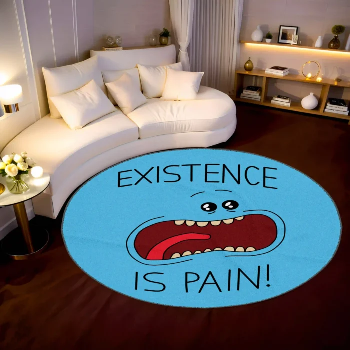 Meeseeks Round Rug – Unique Character Rug for Game Room Decor - Image 2