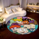 Rugrats Round Rug – Fun Cartoon Rug for Kids or 90s Nostalgia Room - Image 2