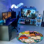 Rugrats Round Rug – Fun Cartoon Rug for Kids or 90s Nostalgia Room - Image 3