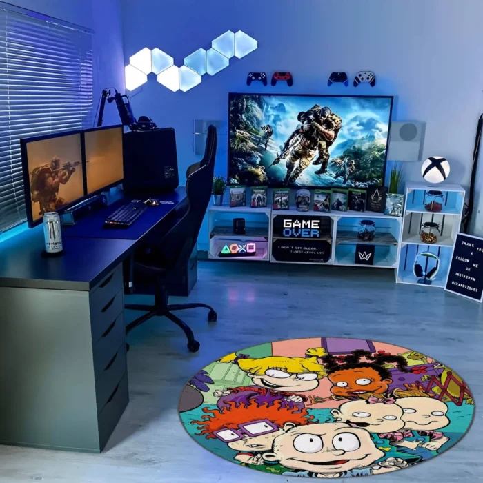 Rugrats Round Rug – Fun Cartoon Rug for Kids or 90s Nostalgia Room - Image 3