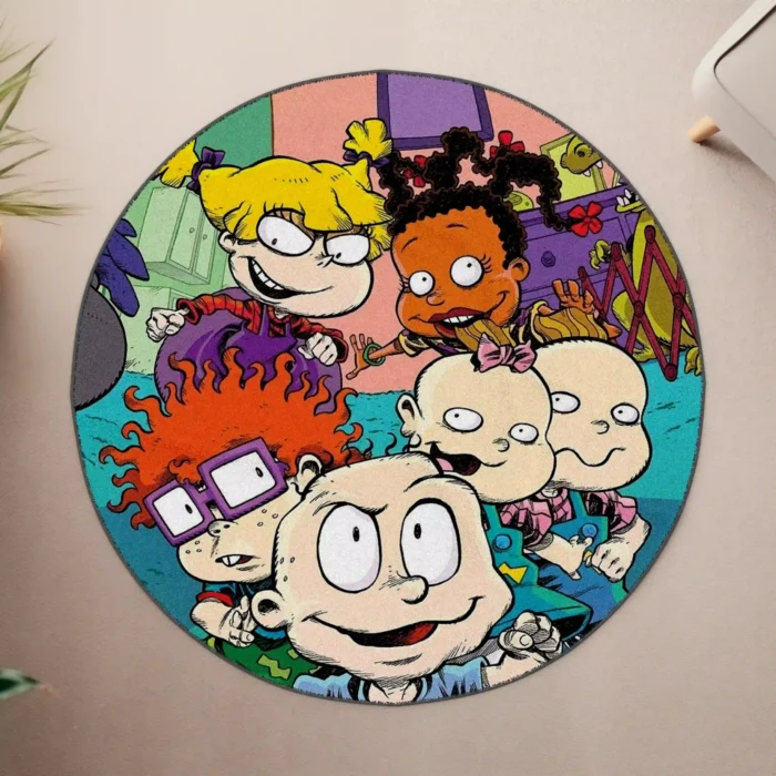 Rugrats Round Rug – Fun Cartoon Rug for Kids or 90s Nostalgia Room - Image 4