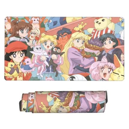 This Sailor Moon mouse pad is a cute anime desk mat, perfect for cozy bedrooms, otaku setups, or gaming spaces. A magical gift for fans and collectors.