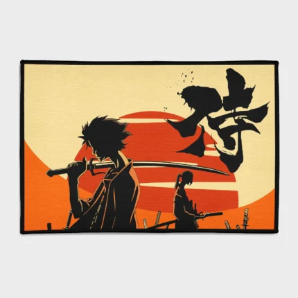 Step into the world of *Samurai Champloo* with this epic rug. Perfect for your gaming setup or bedroom decor, it adds a cool, stylish touch to your space.