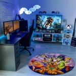 Scooby Cartoon Round Rug – Cool Mystery Rug for Boys Bedroom or Gift - Image 3