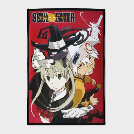 For fans of *Soul Eater*, this Soul poster rug adds a cool and stylish touch to your gaming room or as a fan gift. It brings the spirit of the anime into your space.