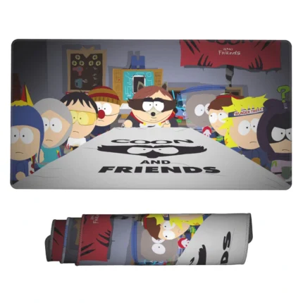 This South Park mouse pad (Style C) is a stylish cartoon-themed desk mat, perfect for gaming setups, otaku rooms, or fan collections. A unique gift idea.