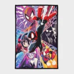 Step into the world of *Spider-Man* with this unique black rug. Ideal for fans of the superhero, it serves as both a functional floor mat and a standout decor piece for bedrooms or gaming rooms.