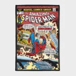 Add some superhero style to your boys' room or gaming setup with this Spider comic cover area rug. It’s a stylish and dynamic way to bring *Spider-Man* into your decor, perfect for any fan.