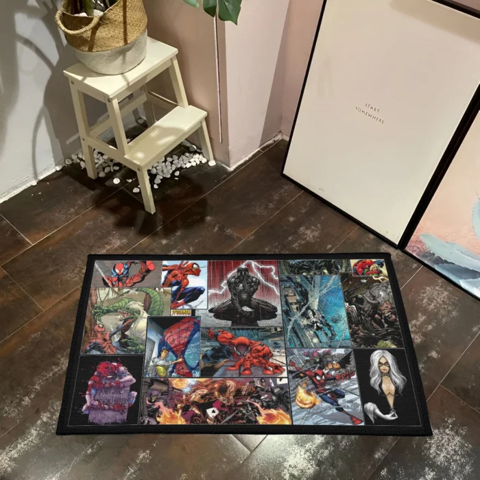 Spider Comic Rug – Cool Superhero Carpet for Bedroom or Fan Merch - Image 3