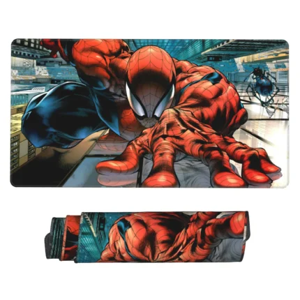 This Spider-Man mouse pad is a cool superhero-themed desk mat, perfect for gaming rooms, otaku setups, or collector displays. A great gift for fans of the web-slinger.
