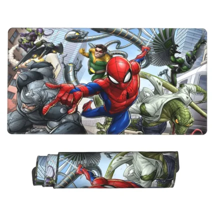This Spider-Man mouse pad is an epic web-slinger-themed desk mat, ideal for gaming rooms, otaku setups, or collector spaces. Perfect for superhero enthusiasts.