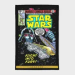 Unleash the dark side with this Darth Vader comic cover rug. Ideal for game rooms or otaku decor, it brings the iconic villain into your space with a unique and stylish design, perfect for *Star Wars* fans.