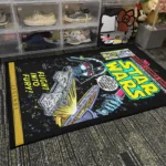 Darth Comic Cover Rug – Unique Sci-Fi Rug for Game Room or Otaku Decor - Image 2
