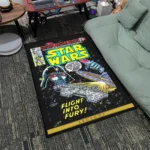 Darth Comic Cover Rug – Unique Sci-Fi Rug for Game Room or Otaku Decor - Image 4