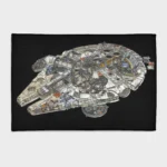 Step into the *Star Wars* universe with this Millennium Falcon rug. Perfect for boys' bedrooms or as collector merch, it adds an epic touch to any room with the iconic starship that every *Star Wars* fan loves.