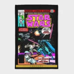 Step into the *Star Wars* universe with this epic comic cover rug. Ideal for gaming rooms or as a collector’s gift, it showcases an iconic scene from the *Star Wars* saga, adding a cool and dynamic touch to your decor.