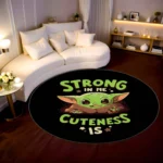 Mater Round Rug – Epic Sci-Fi Rug for Otaku Room or Jedi Fan Setup - Image 2
