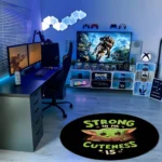 Mater Round Rug – Epic Sci-Fi Rug for Otaku Room or Jedi Fan Setup - Image 3