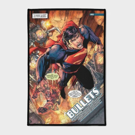 Bring the world of *DC Comics* into your space with this superhero rug. Perfect for boys' rooms or as a gift for superhero fans, it adds a classic comic book style to any space, making it ideal for any *DC* fan.