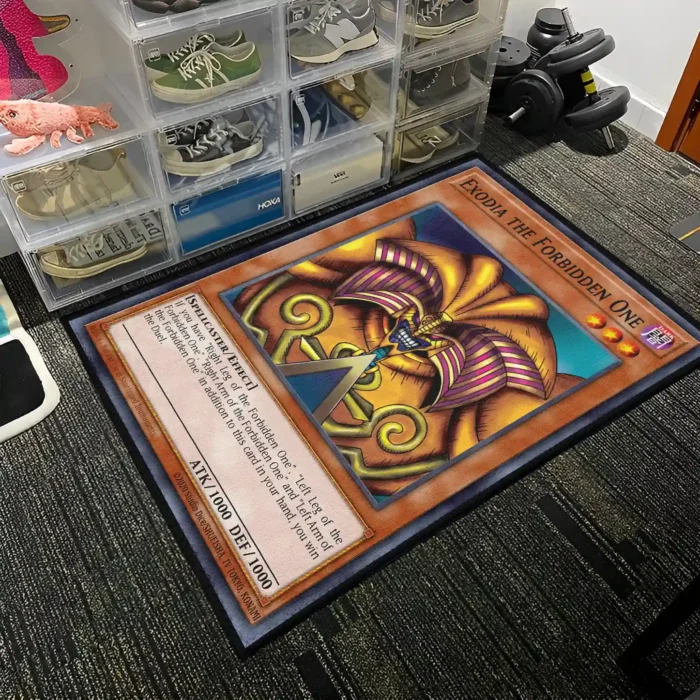 YGO Card Exodia the Forbidden One Rug – Cool Wall Hanging, Unique Gift - Image 3