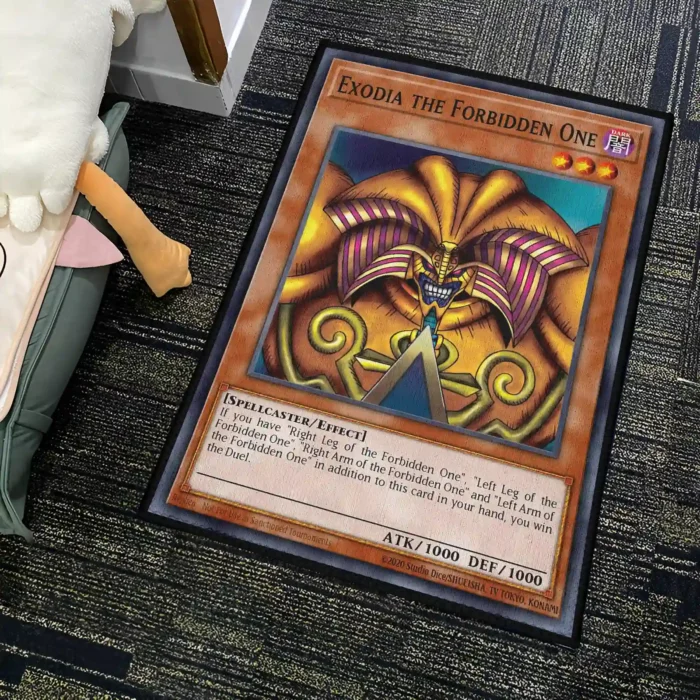 YGO Card Exodia the Forbidden One Rug – Cool Wall Hanging, Unique Gift - Image 4