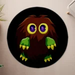 Kuriboh Round Rug – Fun Carpet for Boys Bedroom or Gaming Room Setup - Image 4