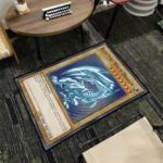 YGO Card Blue Eyes White Dragon Rug – Cool Rug for Game Room or Gift - Image 2