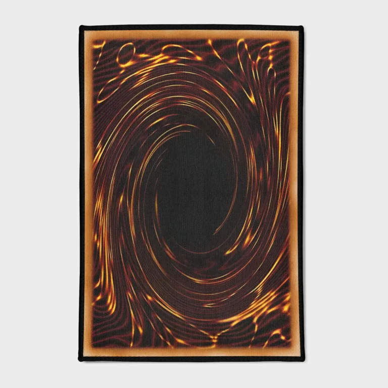 For *Yu-Gi-Oh!* fans, this Card Back rug adds a unique and classic touch to your gaming room or anime fan setup. It’s a must-have for collectors and fans alike.