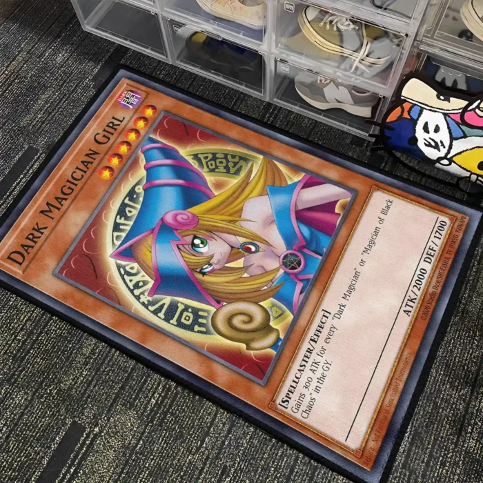 YGO Card Dark Magician Girl Rug – Cute Anime Rug, Cool Gift for Fans - Image 4