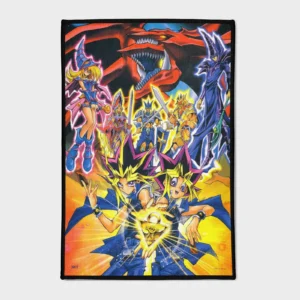 Bring the world of *Yu-Gi-Oh!* into your bedroom or gaming room with this unique YGO rug. It’s perfect for any fan, adding a bold and iconic touch to your space.
