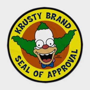 Inject some humor into your space with this clown round rug. Its vibrant design and playful character make it perfect for any room, fan collection, or as a quirky piece of merchandise for collectors.