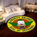 Clown Round Rug – Funny Character Rug for Room or Merch - Image 2