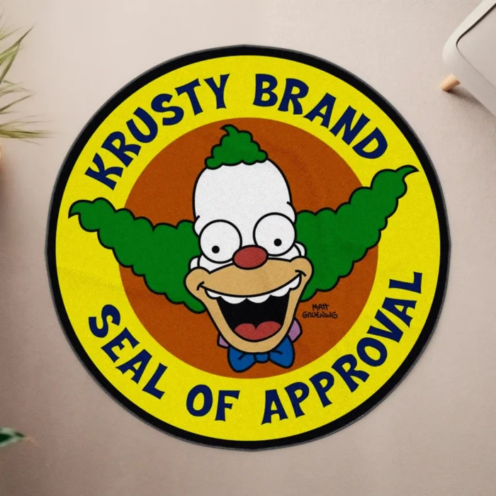 Clown Round Rug – Funny Character Rug for Room or Merch - Image 4