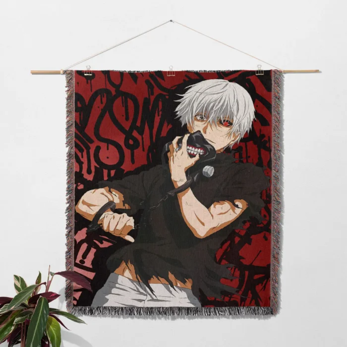 Ghoul Woven Tapestry Throw Blanket – Stylish Wall Art, Room & Home Decor, Perfect Gift - Image 2