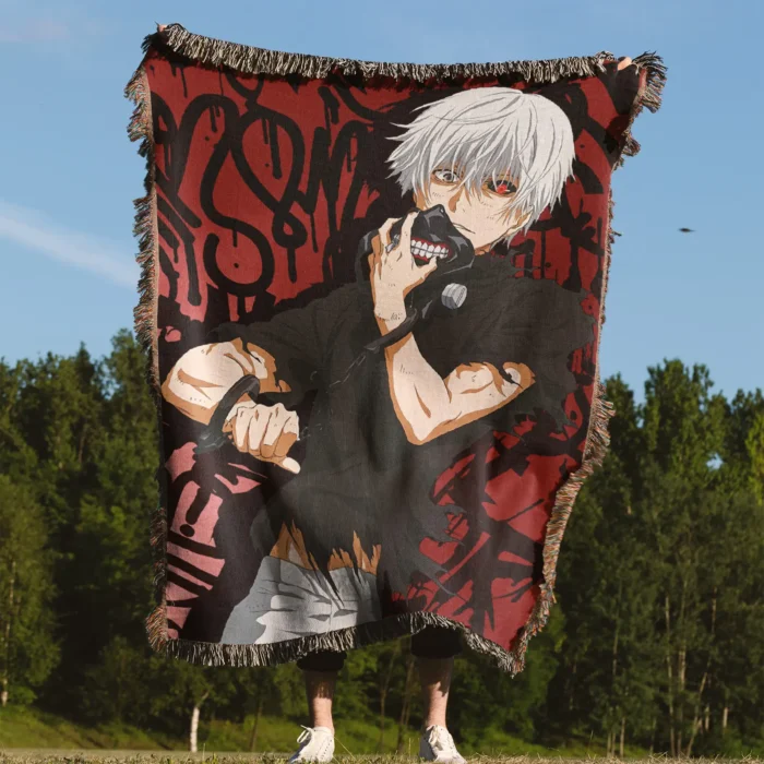 Ghoul Woven Tapestry Throw Blanket – Stylish Wall Art, Room & Home Decor, Perfect Gift - Image 4