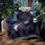 Ghoul Cover Woven Tapestry Throw Blanket – Stunning Wall Art, Room & Home Decor, Great for Merch Collections - Image 3