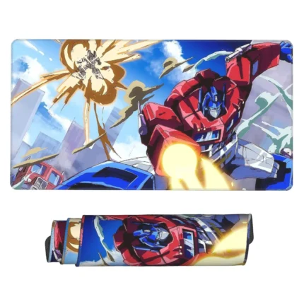 This Transformers mouse pad is a stylish robot-themed desk mat, perfect for kids’ rooms, gaming setups, or fan displays. A collectible gift for mecha fans.