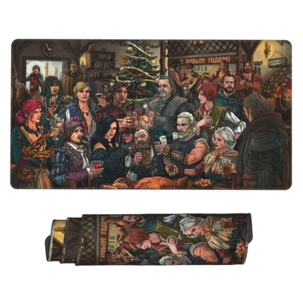 This Witcher 3 mouse pad is a stylish gaming desk mat, perfect for gamers, otaku setups, or workspace decor. A must-have gift for fans of the series.