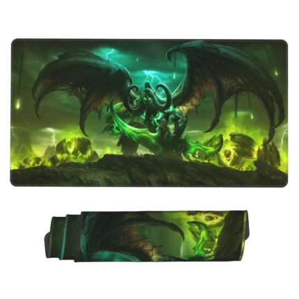 This World of Warcraft Illidan mouse pad is a stylish gaming desk mat, perfect for workspaces, otaku setups, or game rooms. A great fan gift idea.
